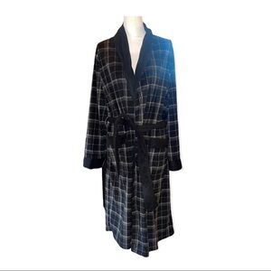CHAPS Fleece Plaid Robe